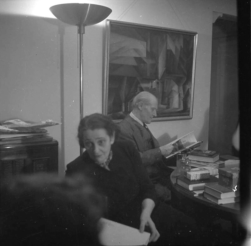 Christmas 1945. Julia and Lyonel Feininger