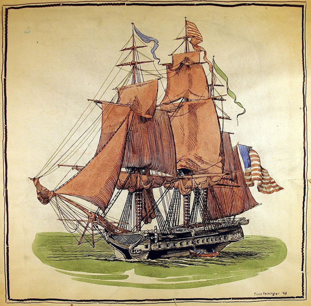 Ancient US Warship