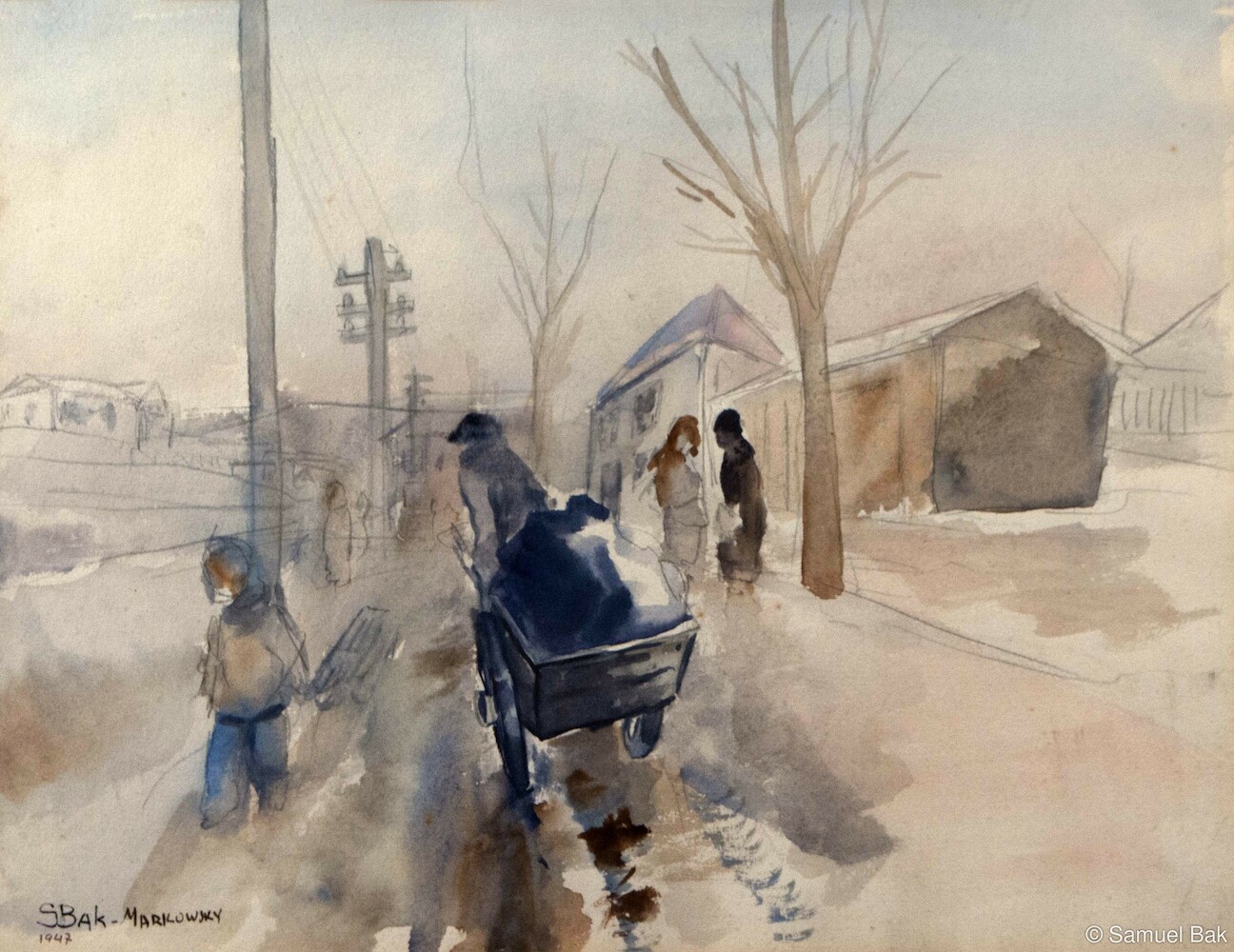 Road to the Village (A Winter's Day)
