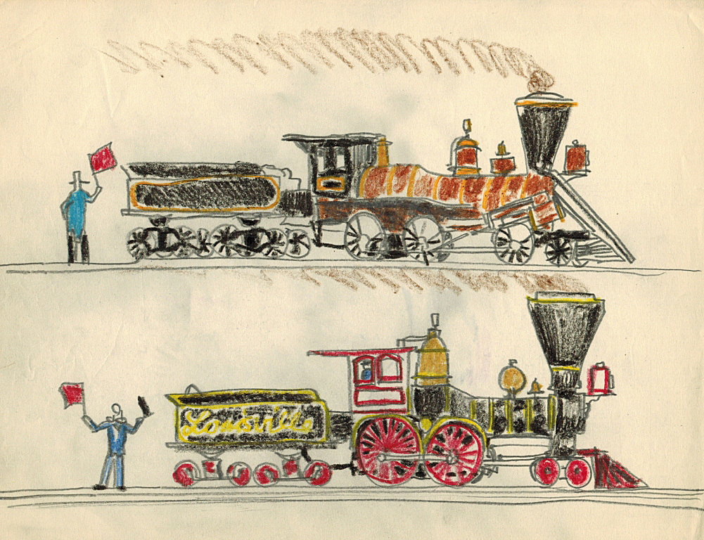 Locomotives. Two Engines I