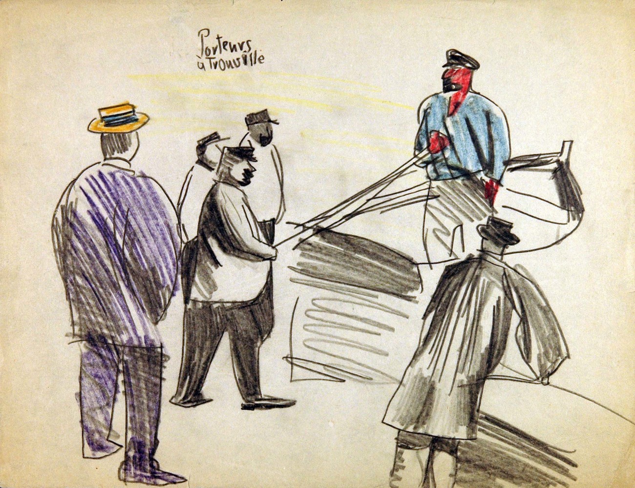 French Sketches. Porters in Trouville*