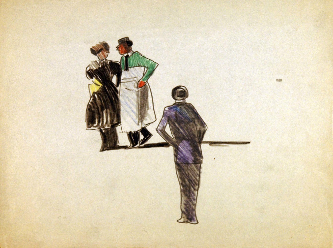 French Sketches. Three People II