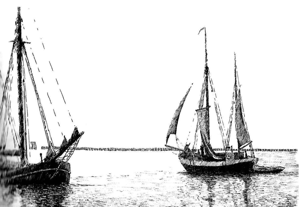 Outbound Sailer, Stralsund Harbor 