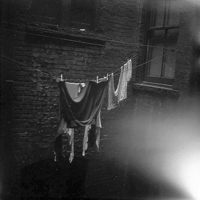 Washing Perceived from Stairwell