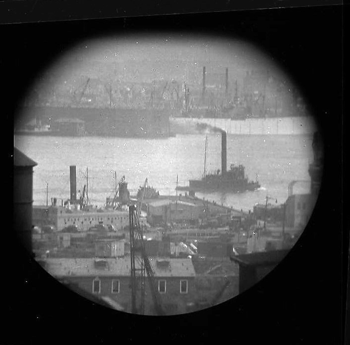 East River Window (The Tallest Stack) [Telescope view]