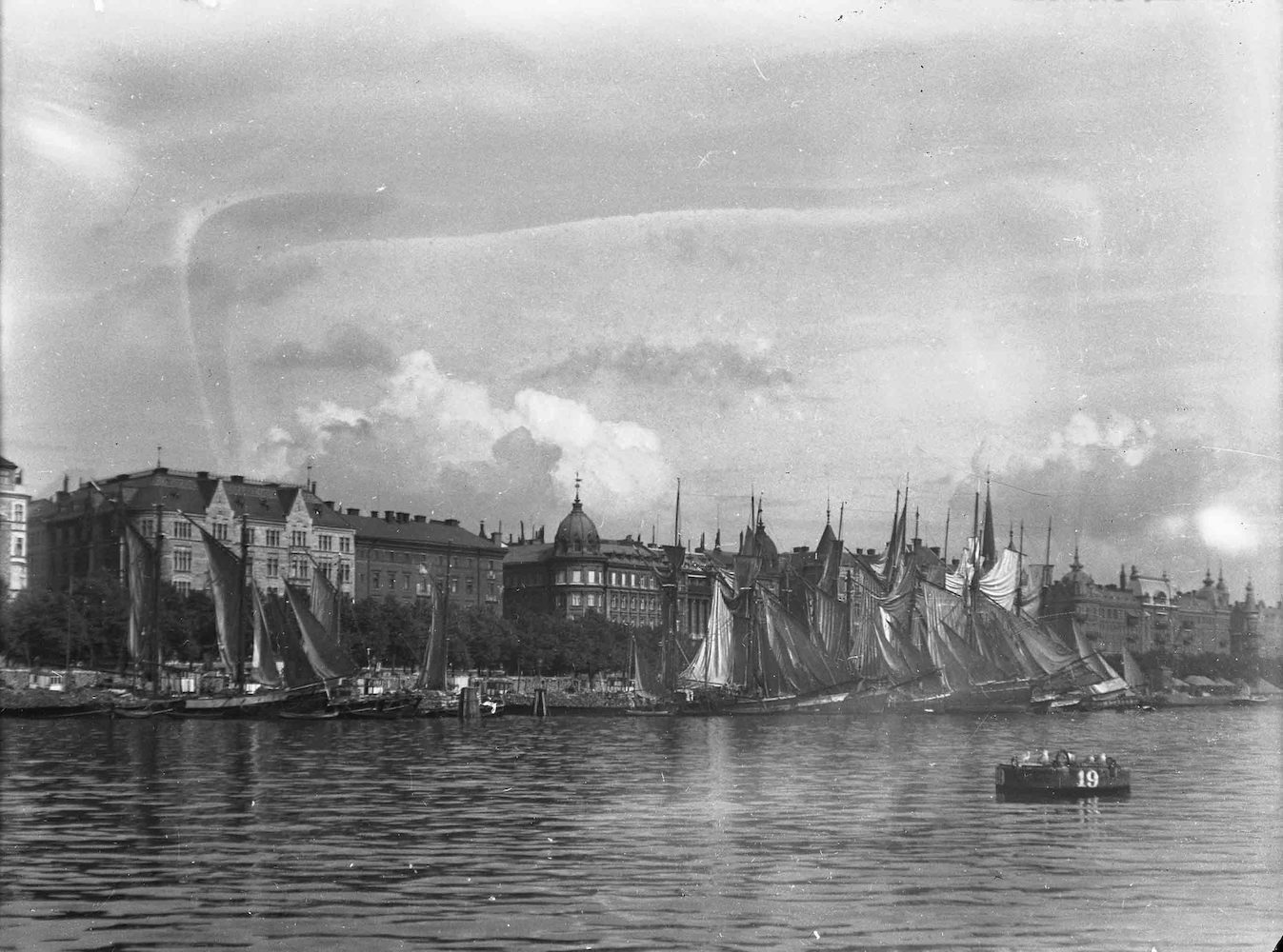 Quays of Stockholm, Panoramic View  I