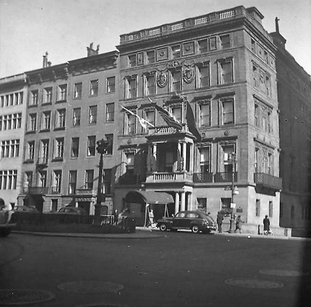 Fifth Avenue. Apartment House East Side of 5th Ave. near Washington Square