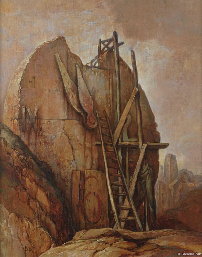 Landscape with Scaffold