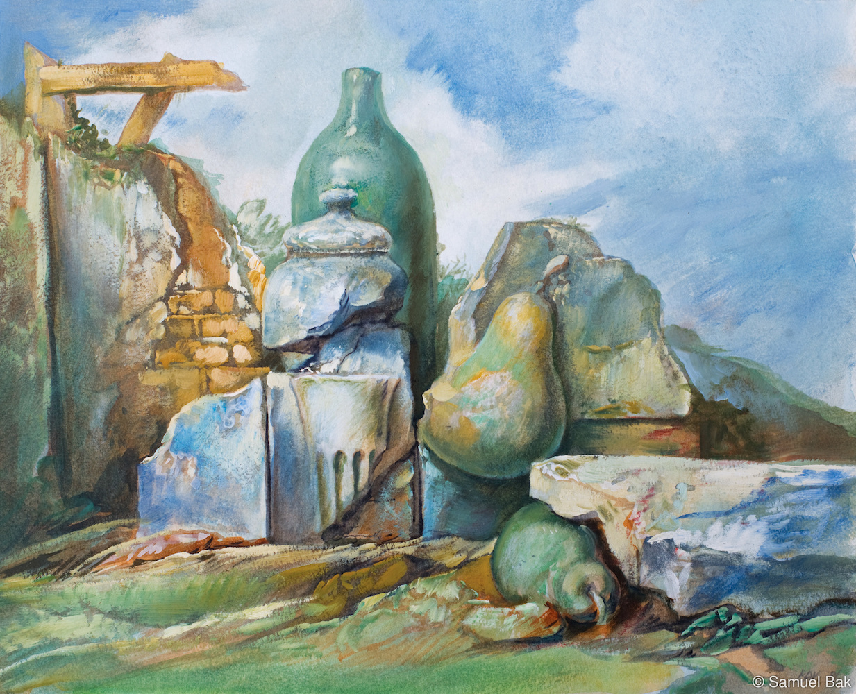 Landscape with Objects