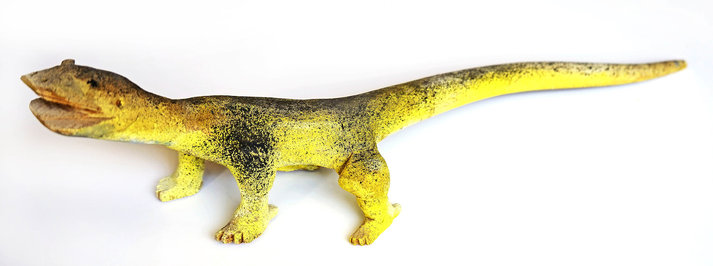 Lizard in Yellow