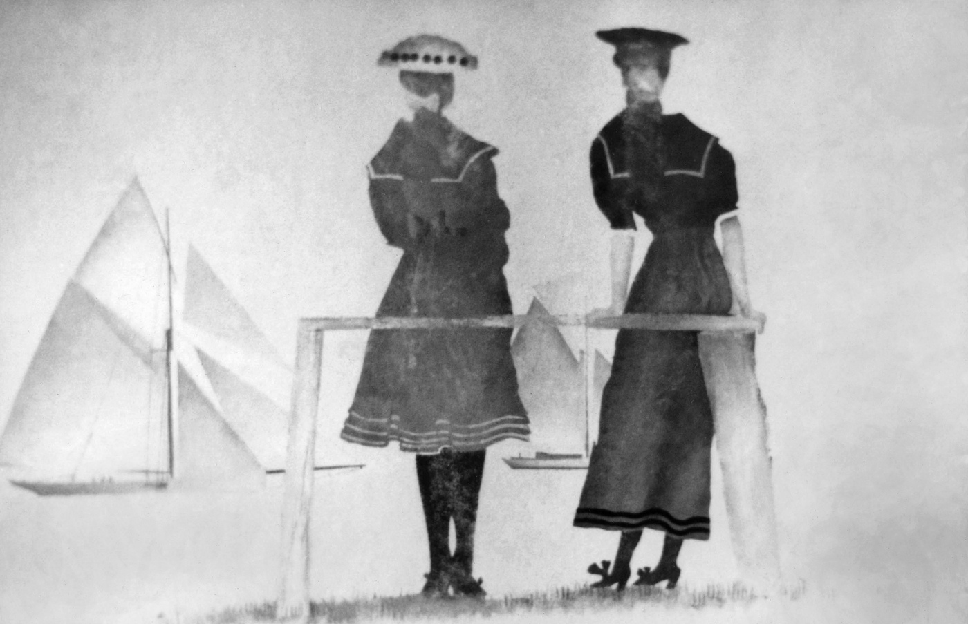 Carlotta P. Kunhardt and Miss Kemp