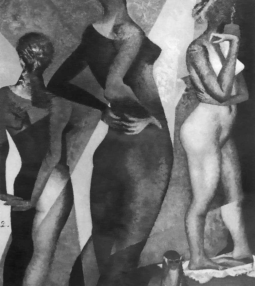 Composition with Three Figures I