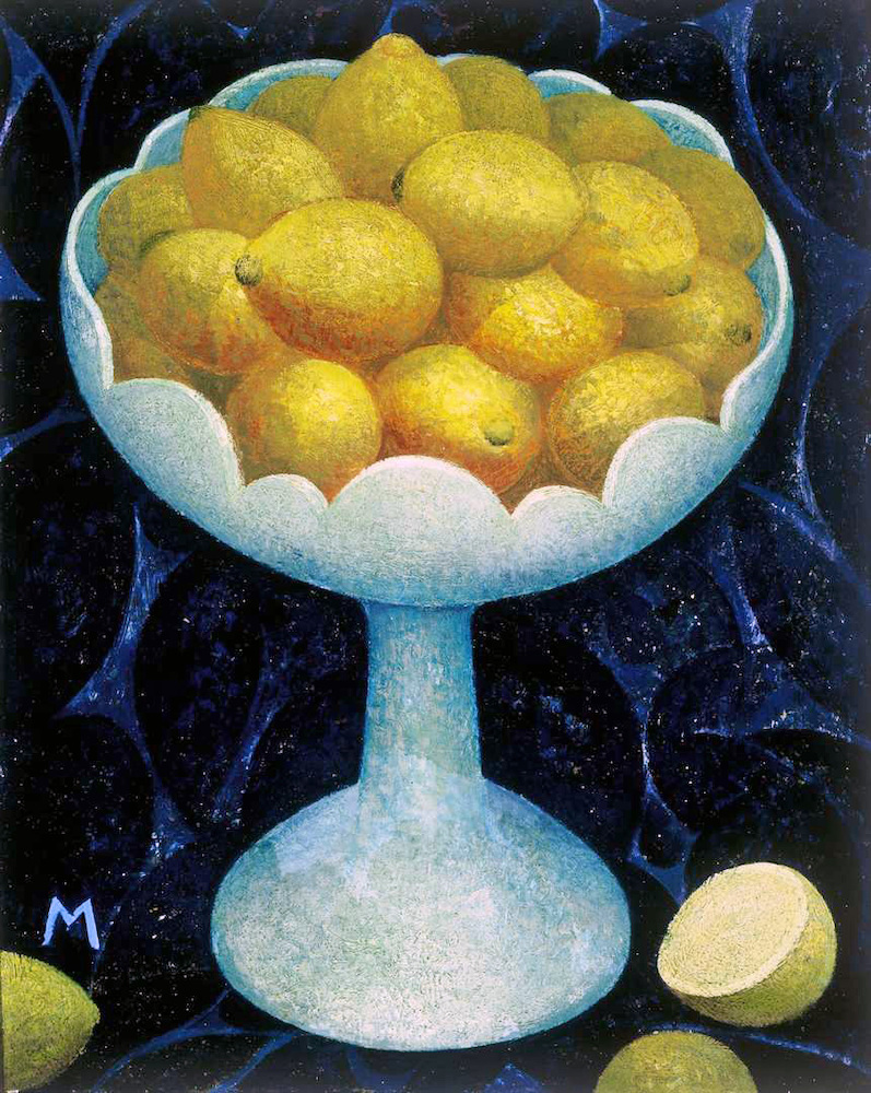 Schale mit Zitronen