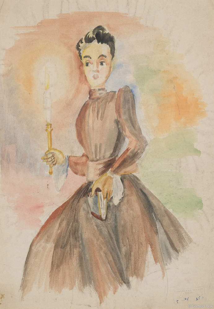 A Character from Chekhov, Lady with Candle