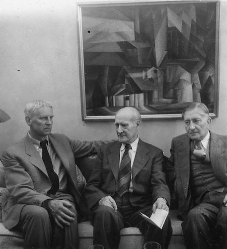 Reunion III. Gerhard Marcks, Lyonel Feininger and Josef Albers