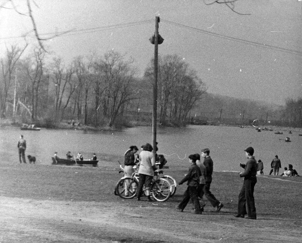 Van Cortlandt Park. Young People with Bicycles I