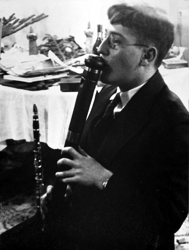 Laurence Feininger playing the Bass Flute
