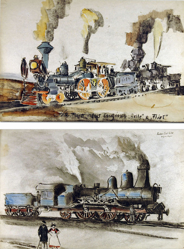 Lokomotiven. Die beiden neuen Lokomotiven 