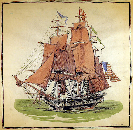 Ancient US Warship
