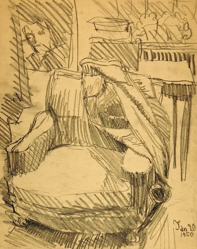 Interior with Trousers on a Chair I
