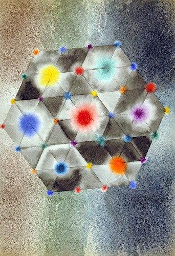 Hexagon mit Farbkernen*