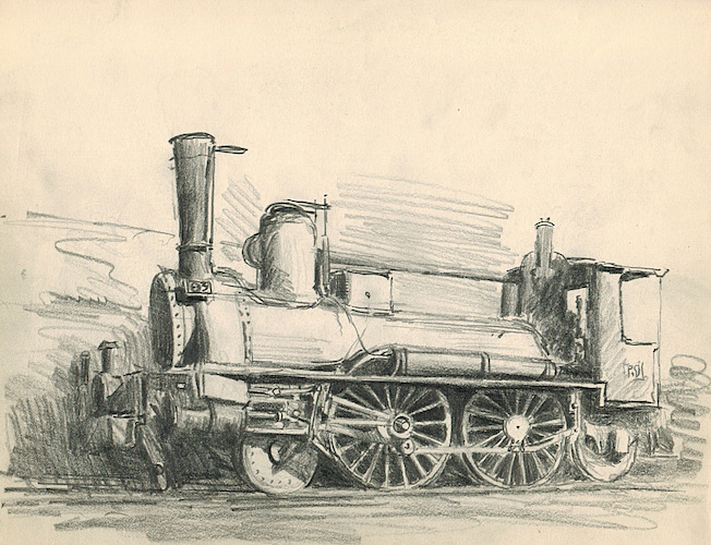 Locomotives. Engine 