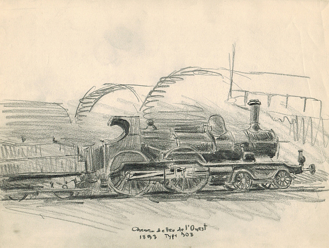 Lokomotiven. Chemin de fer de l'Ouest 1893 Type 903 / West-Eisenbahn 1893 Typ 903*