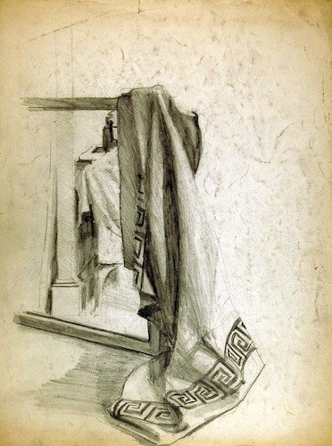 Interior with Studio Blanket and Mirror