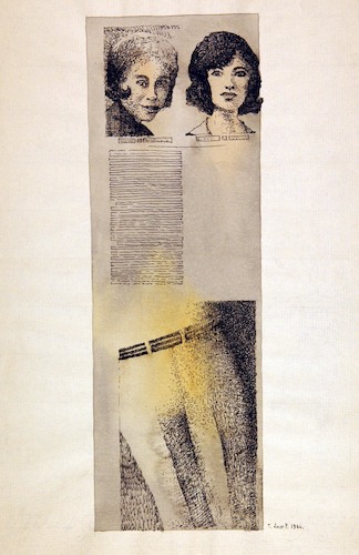 Newspaper Page. Two Women