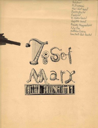Ex Libris for Josef Marx V