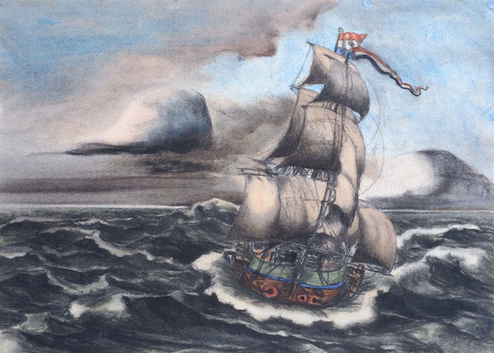 Niederländisches Segelschiff