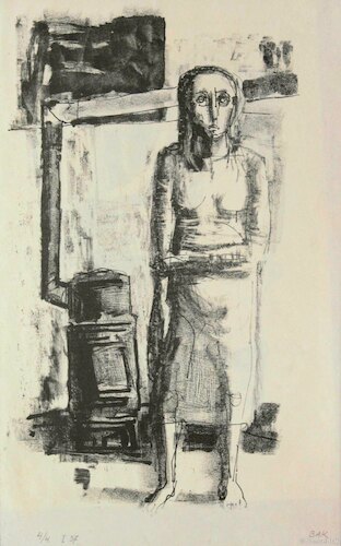 Woman with Stove