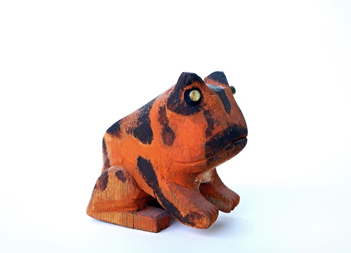 Roter Frosch
