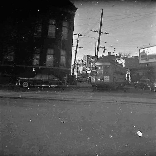 Between Newark, Elizabeth and East Orange, Between Newark, Elizabeth and East Orange, photographed from car