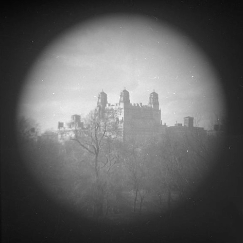 Central Park. View to Upper West Side, The Beresford II [Telescope view]