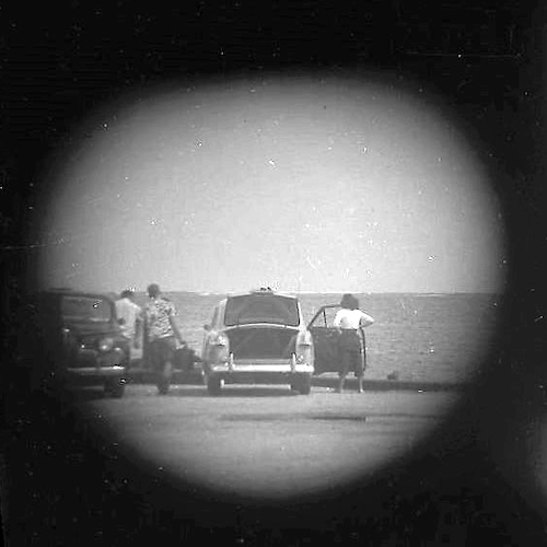 Great South Bay 1949 through my telescope [Telescope view]
