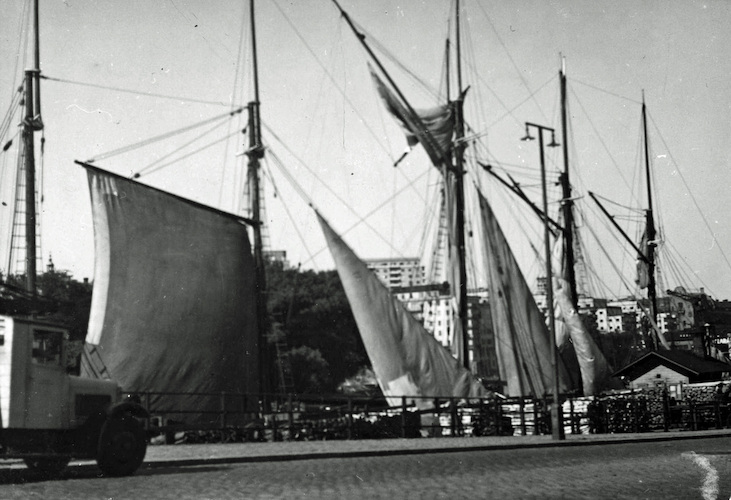 Schooners, Drying Sails XII