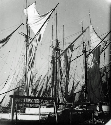 Schooners, Drying Sails VII