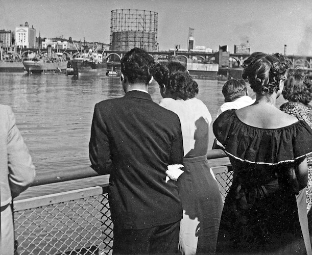 Passengers on Board an Excursion Steamer, with Jeanne Feininger II