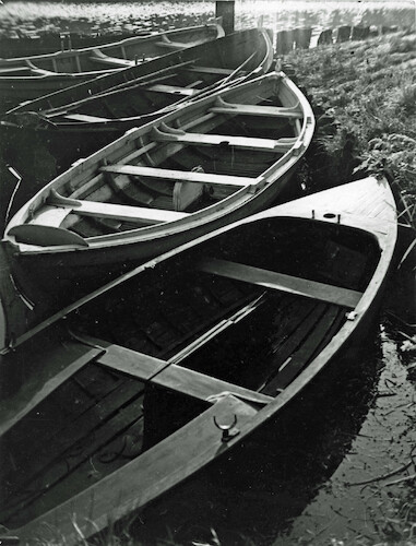 Four Shoal Draft Punts in a Tributary