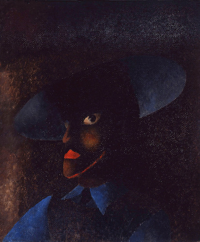 Thédore Lux peint par lui même. Self Portrait