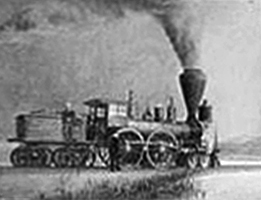 Brutus (Früh-amerikanische Lokomotive und Zug)*