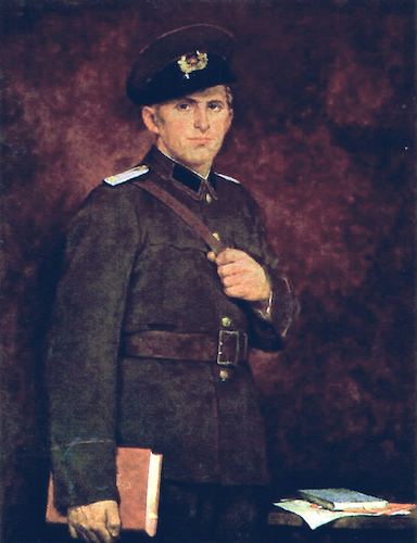 Bildnis eines Offiziers der Kasernierten Volkspolizei