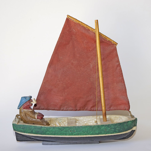 Man in a sailing Boat
