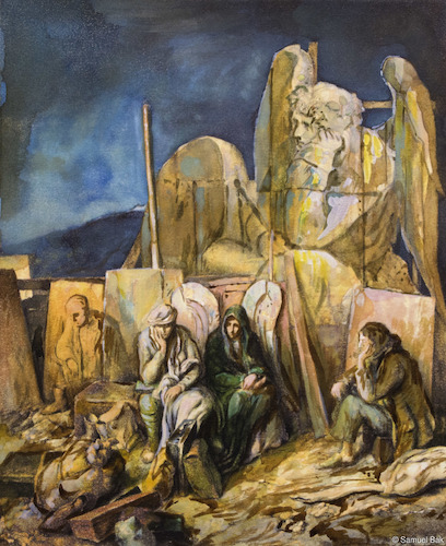 Study for Angel of Travellers